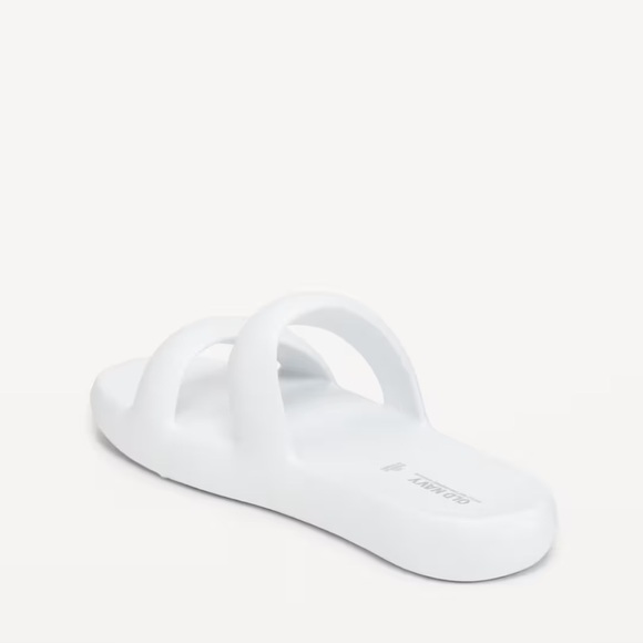 NWT OLD NAVY Double-Strap Puff Slide Sandals   Color: Calla Lilies SIZE 7 - Picture 3 of 4